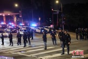 丹东约200名海军陆战队士兵进驻洛杉矶 开始执行警戒守卫任务